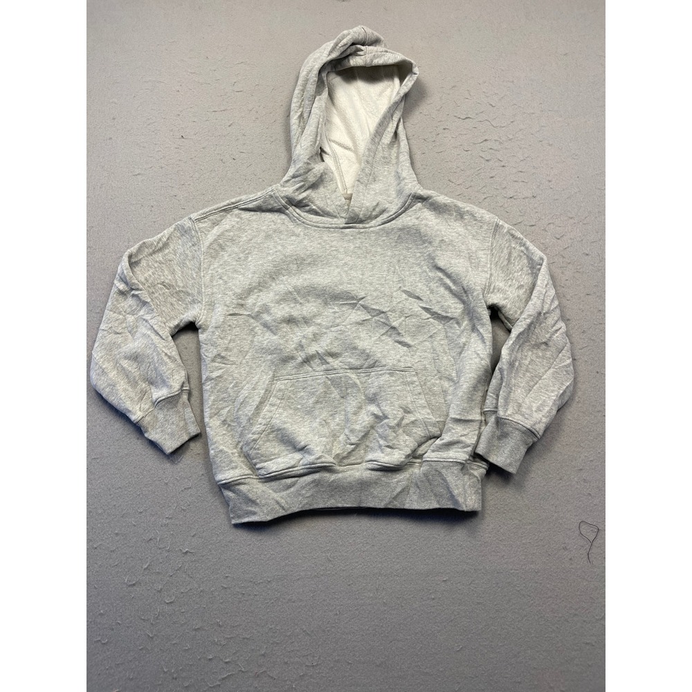 Gap Kids Vintage Soft Oversized Hoodie Cotton Blend Gray Small Kids